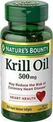 Natures Bounty Krill-500 mg Oil, 30 Softgels 