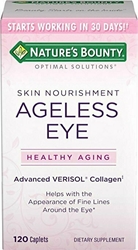 Natures Bounty Optimal Solutions Ageless Eye Verisol Collagen, 120 Caplets 