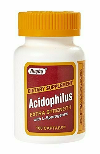 Rugbyvîv?Œ©vîv?Œ© Acidophilus Extra Strength with L-Sporogenes (100 Captabs) 