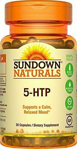 Sundown Naturals Maximum Strength 5-HTP 200 mg, 30 Capsules 