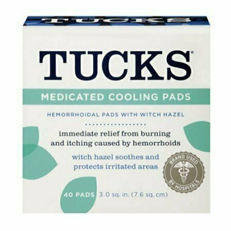 Tucks Medicated Cooling Pads For Hemorrhoid Relief, 40 Pads 